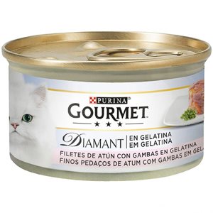 GOURMET DIAMANT ATUN Y GAMBAS 85 gr.